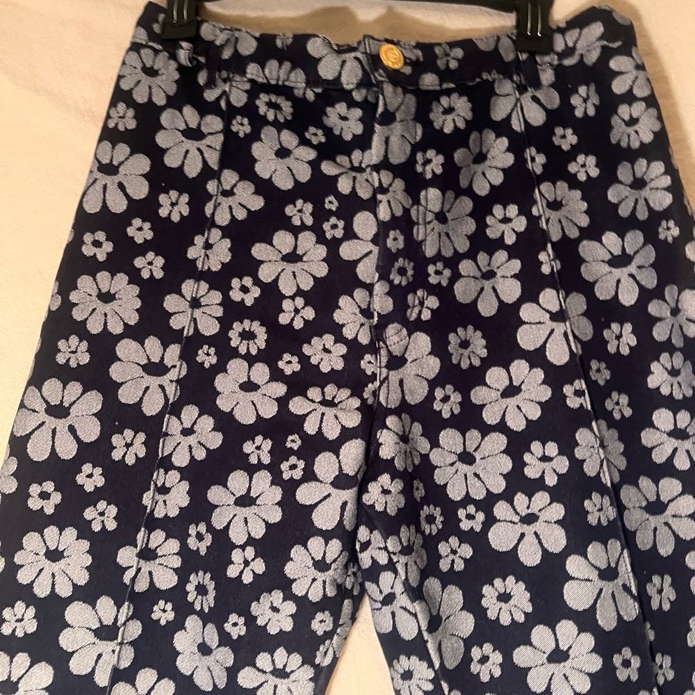 Big Bud Press Navy and White Floral Pants